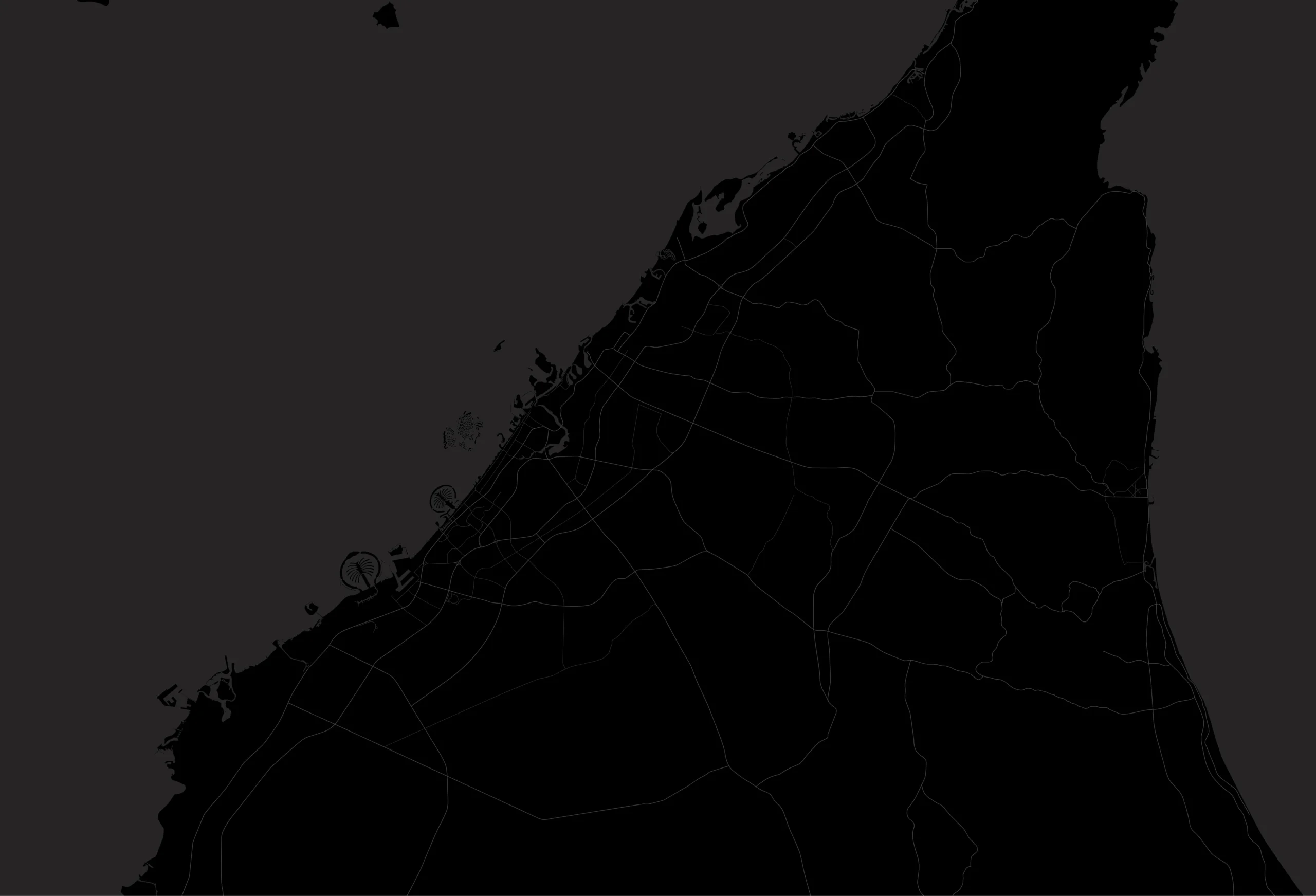 Service areas map